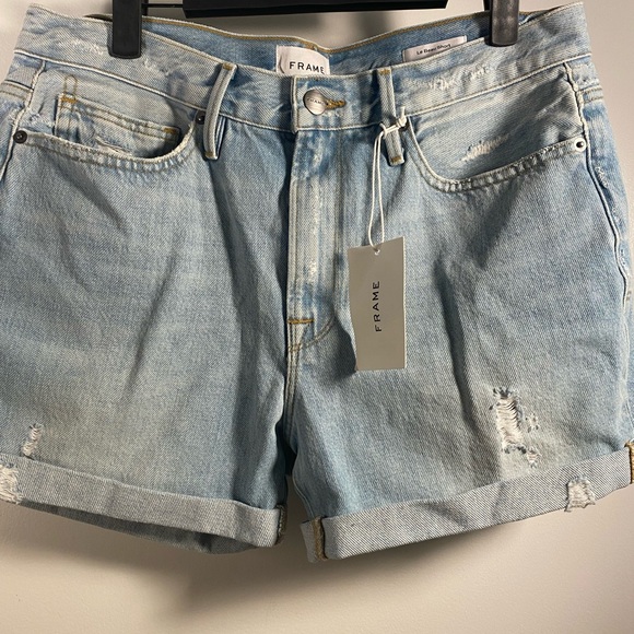 FRAME shorts “Le Beau Short” in Canter Rips size 27 NWT - Picture 3 of 6